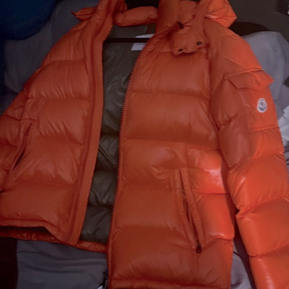 Moncler Orange Coat